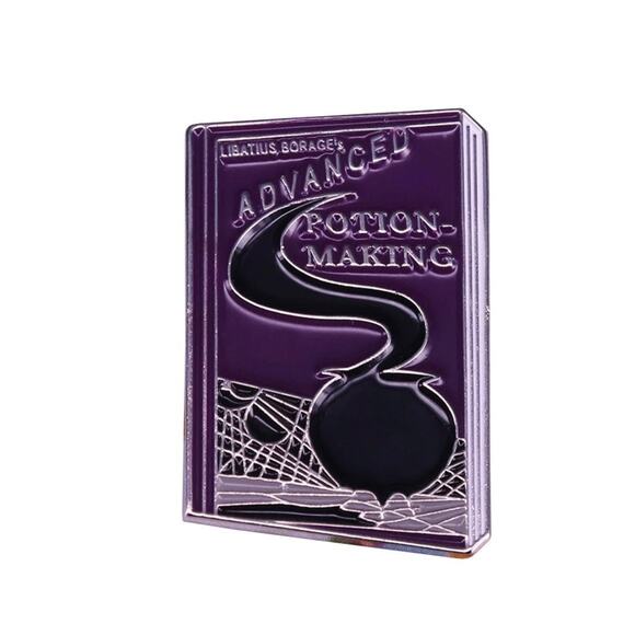 Harry Potter Advanced Potion Making Book Enamel Pins 411 - Picture 1 of 1